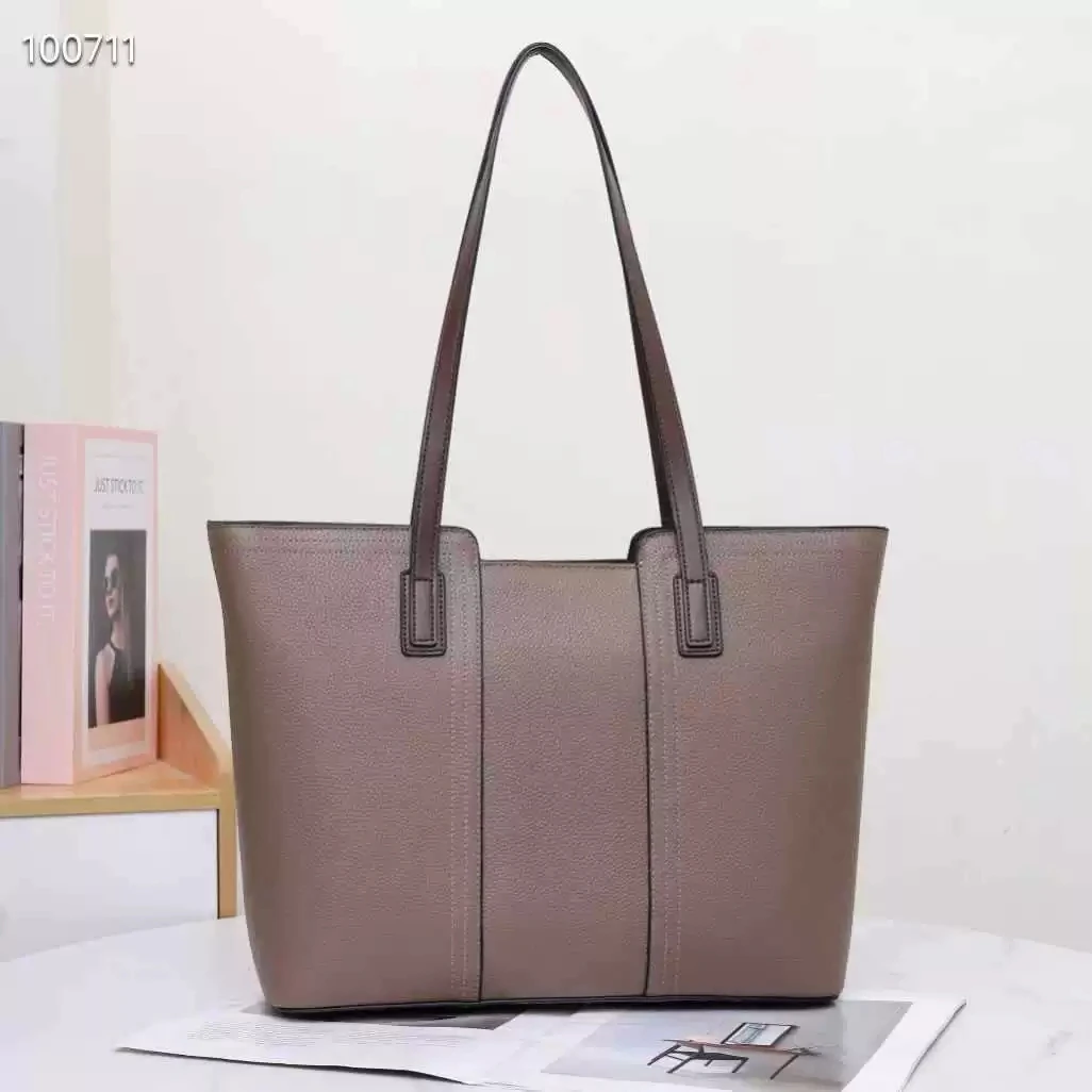 2026 New Big Genuine Leather Shoulder Bag Fashion Ladies Cow Leather Tote Bags Simple Women Handbag