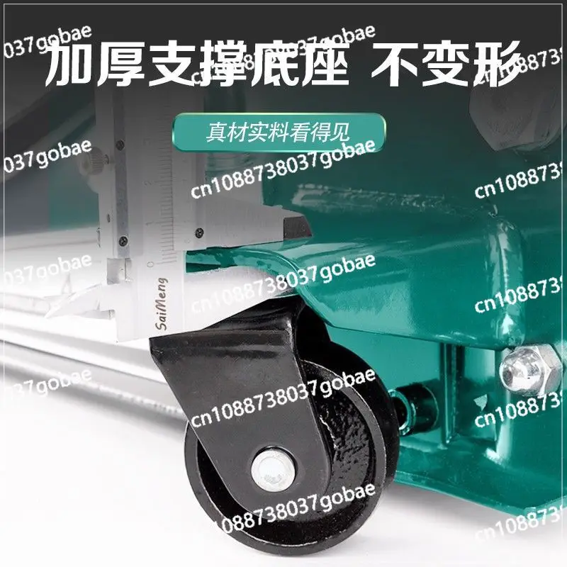 Small cargo car car jack horizontal hydraulic double pump