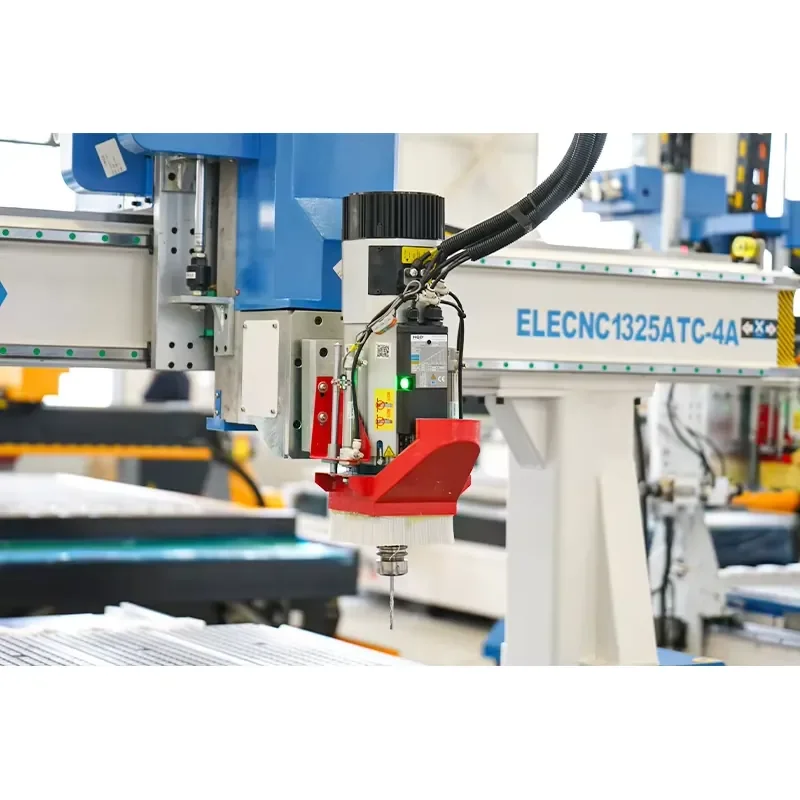 Versatile 4 Axis 3D Sculpture Machine 1325 1530 ATC With Vacuum Table Melamine Board Cabinet Door Carving Wood CNC Router