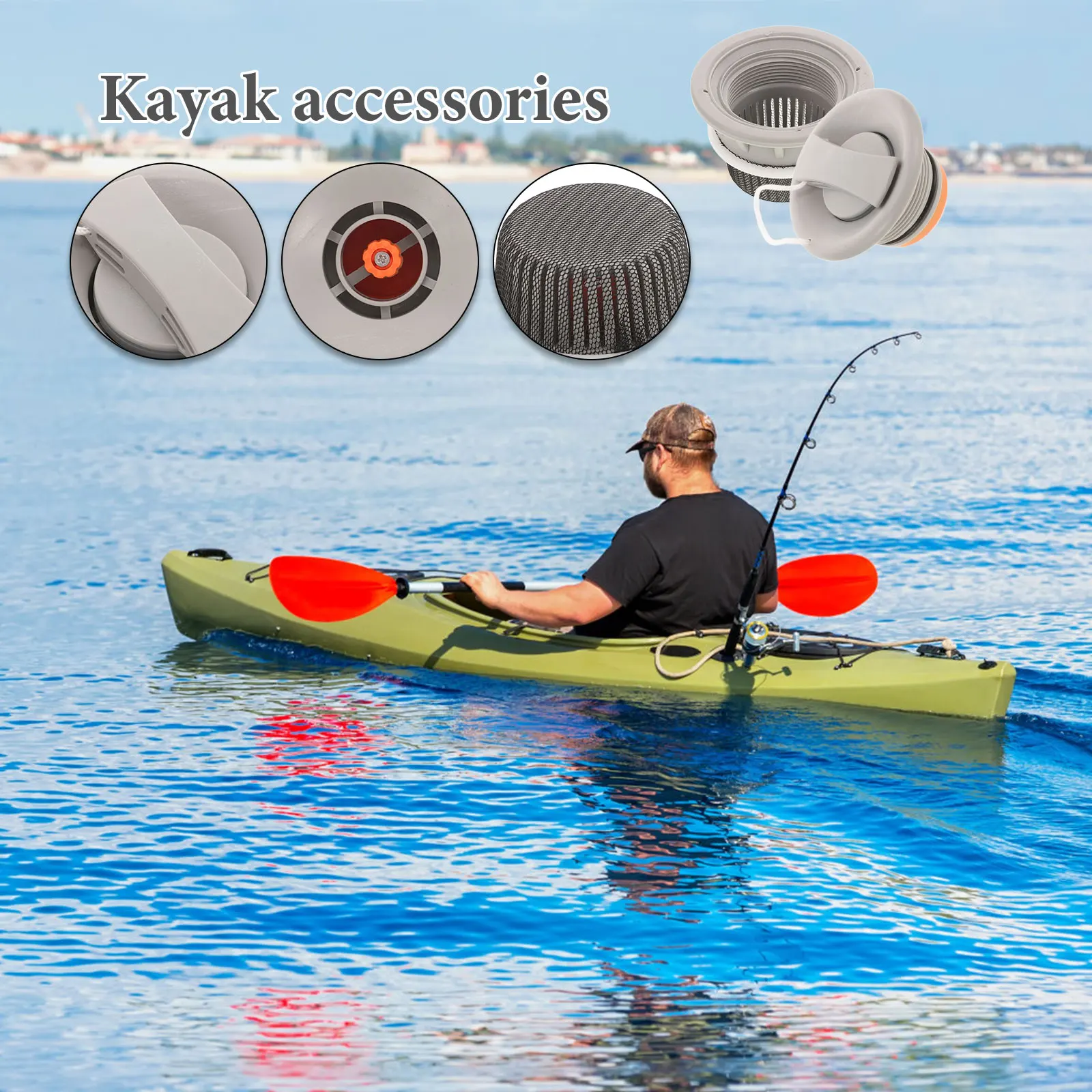 

Kayak Valve Inflatable Boat High Pressure Design Practical Safe Drifting Ship Accessories