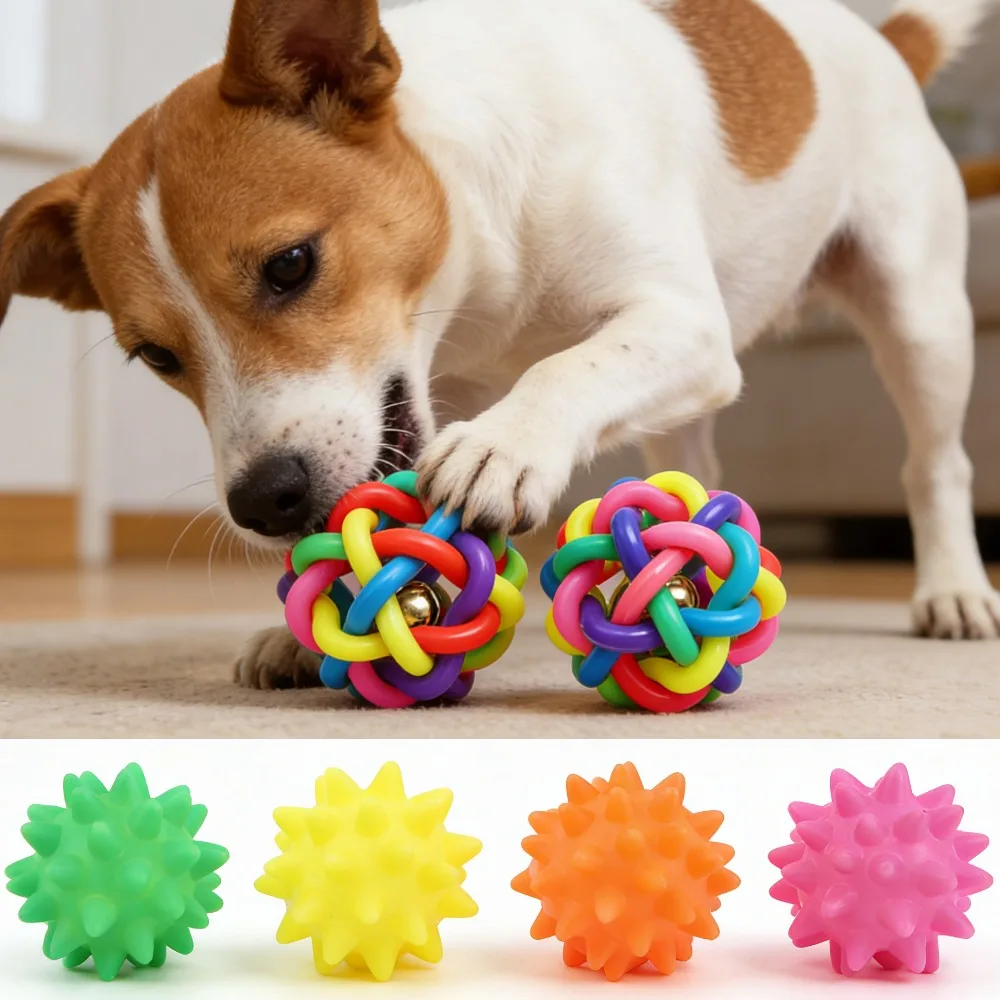 1 pçs diâmetro 6cm bola de cachorro de estimação brinquedos de borracha mastigar brinquedos para cães pequenos filhote de cachorro dentição limpeza brinquedos brinquedo cachorro