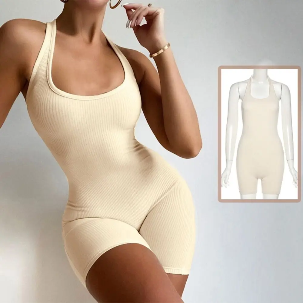 

Fashion Tummy Control Slimming Bodysuit Thin Seamless Body Shapers Women Butt Lifting Sleeveless Jumpsuits Shapewear Sport