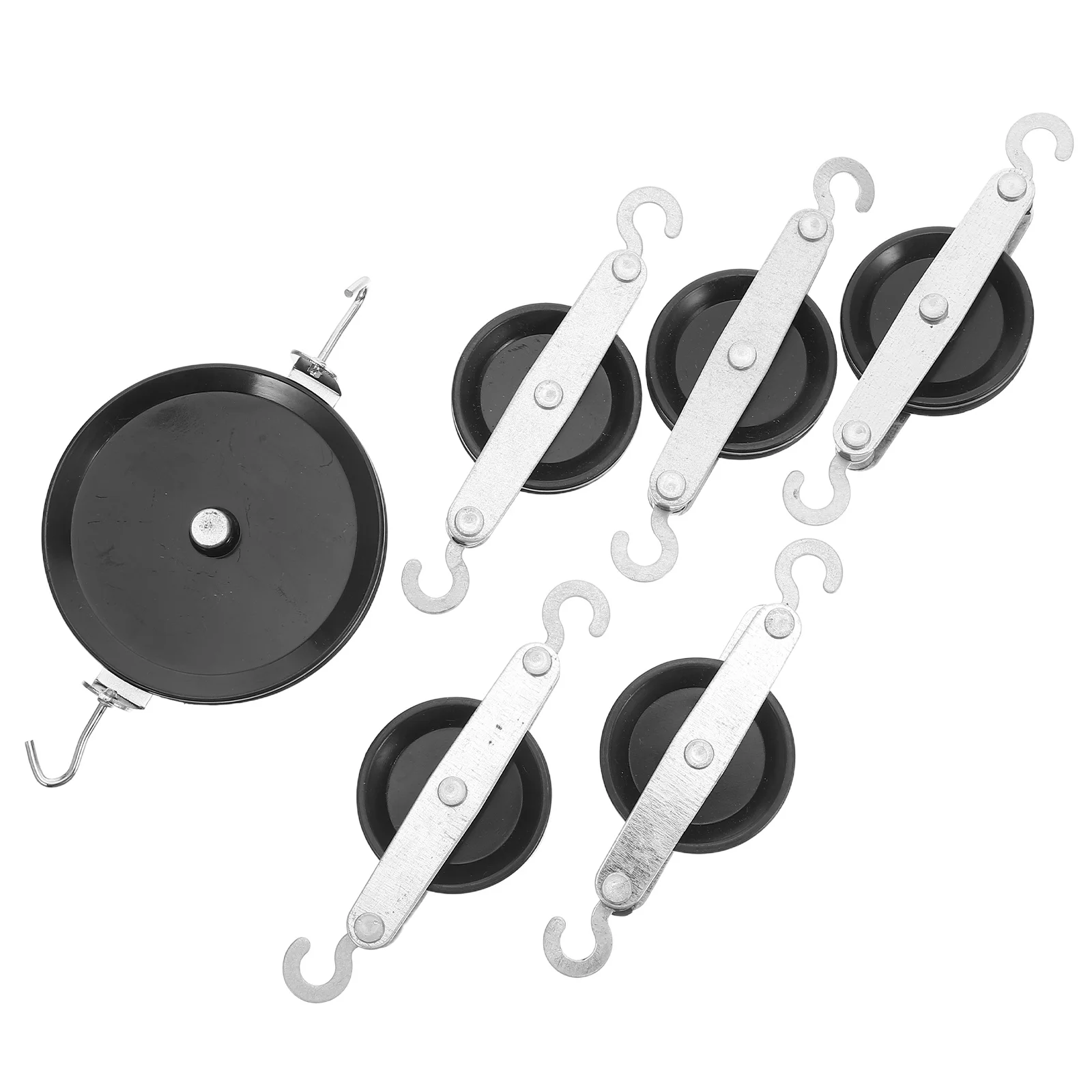 

6Pcs Physics Pulley Set Wear Resistant Material Science Experiment Kit for Students Interactive Learning Tool Pulley Set
