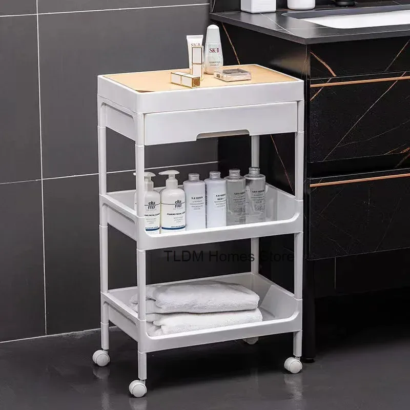 Carro de herramientas para instrumentos de belleza, carrito de salón de barbería, carrito de salón multifunción para dormitorio, muebles de belleza HYST