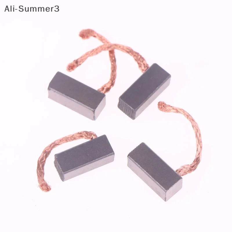 4 шт., аксессуары для самостоятельного изготовления, набор угольных щеток для электродвигателя, запасные части 8x8x19 мм, электроинструмент