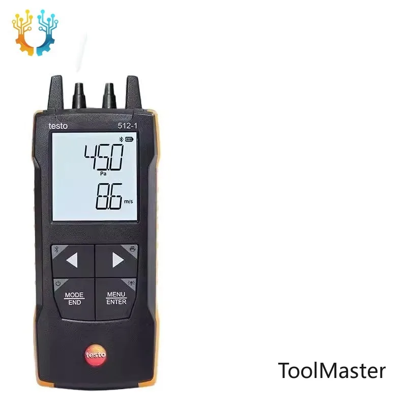 

[2026]Testo 512-1 Precision Differential Pressure Gauge Anemometer Instrument For Measuring 0-200hpa Range Differential Pressure