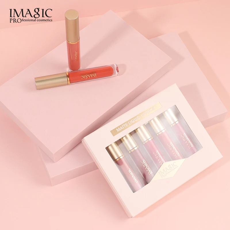 

set Lip Gloss Set Waterproof And Non-fading Non-stick Cup Velvet Matte Lip Glaze Long-lasting Natural Makeup Gift Box TSLM1