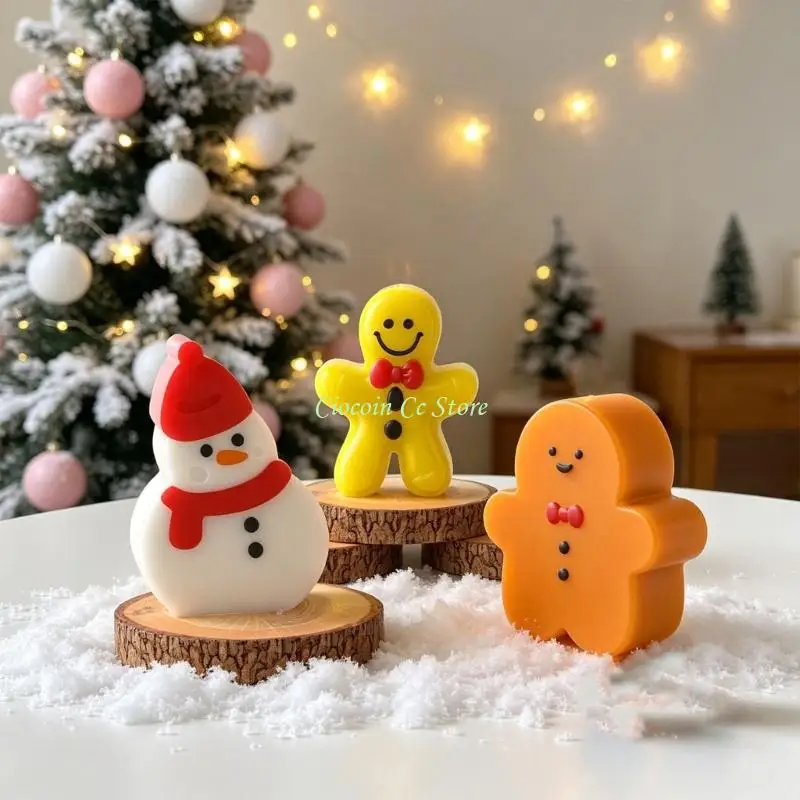 X90F Christmas Casting Form with Raised Pattern for Winter Display Use