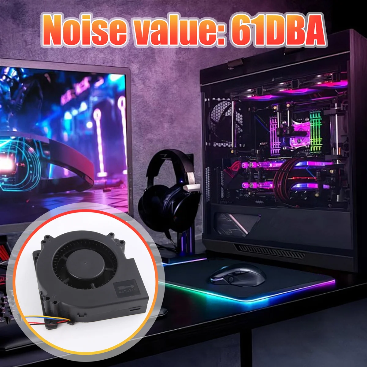 Ventilador de refrigeración con doble rodamiento de bolas, función PWM eficiente, para X1/P1