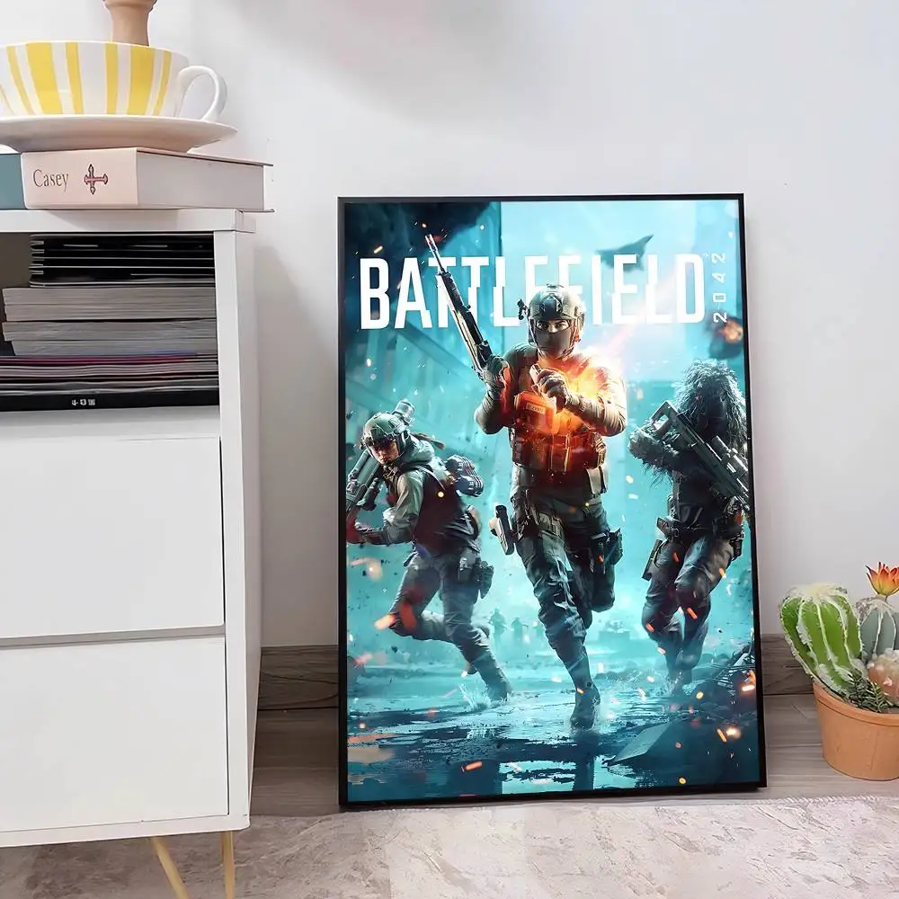 لعبة B-Battlefield ملصقات الفيلم الكلاسيكي HD جودة ملصق جدار الفن اللوحة دراسة الشمال ديكور المنزل