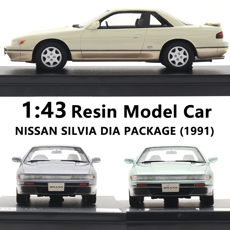

Hi-Story Scale 1:43 Model Cars NISSAN SILVIA DIA PACKAGE (1991) Resin Diecast Vehicles Car Model Toy Collection Decoration Gifts