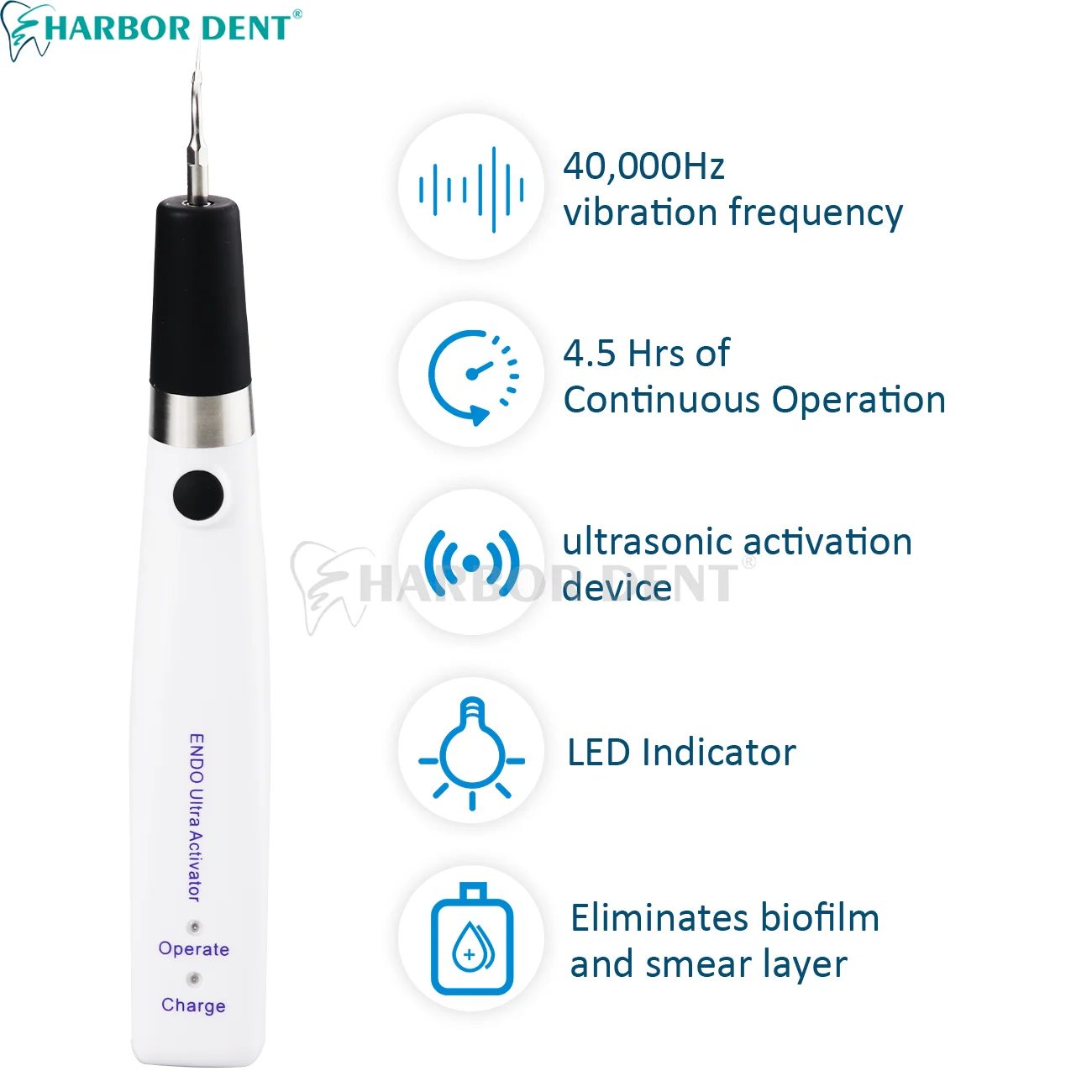 Dentale Endo Ultra Attivatore Endo Irrigatore 300 Girevole Contra-angolo Cordless Funzionamento Ad Ultrasuoni Con 6 Punte