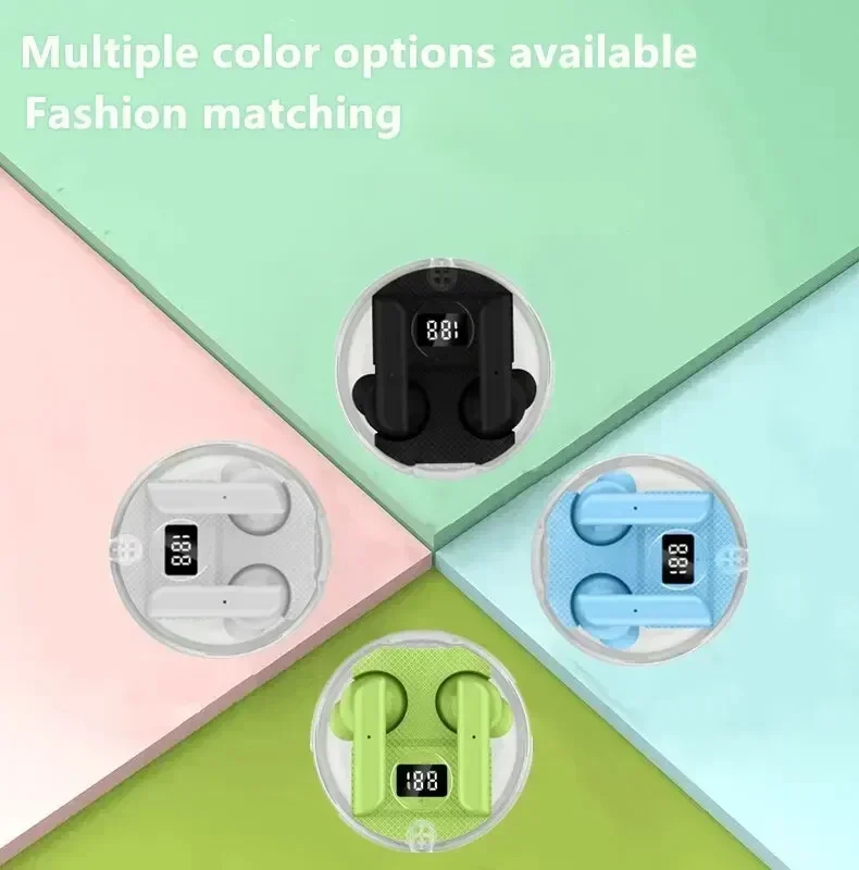 سماعات رأس لاسلكية PRO E10 تعمل بتقنية البلوتوث، سماعة أذن رياضية للتحكم، ميكروفون مقاوم للماء، سماعة موسيقى تعمل على جميع الهواتف الذكية