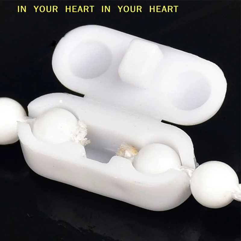 【X】10pcs/lot Plastic Roller Blinds Pull Cord Connector Curtain Chain Connector
