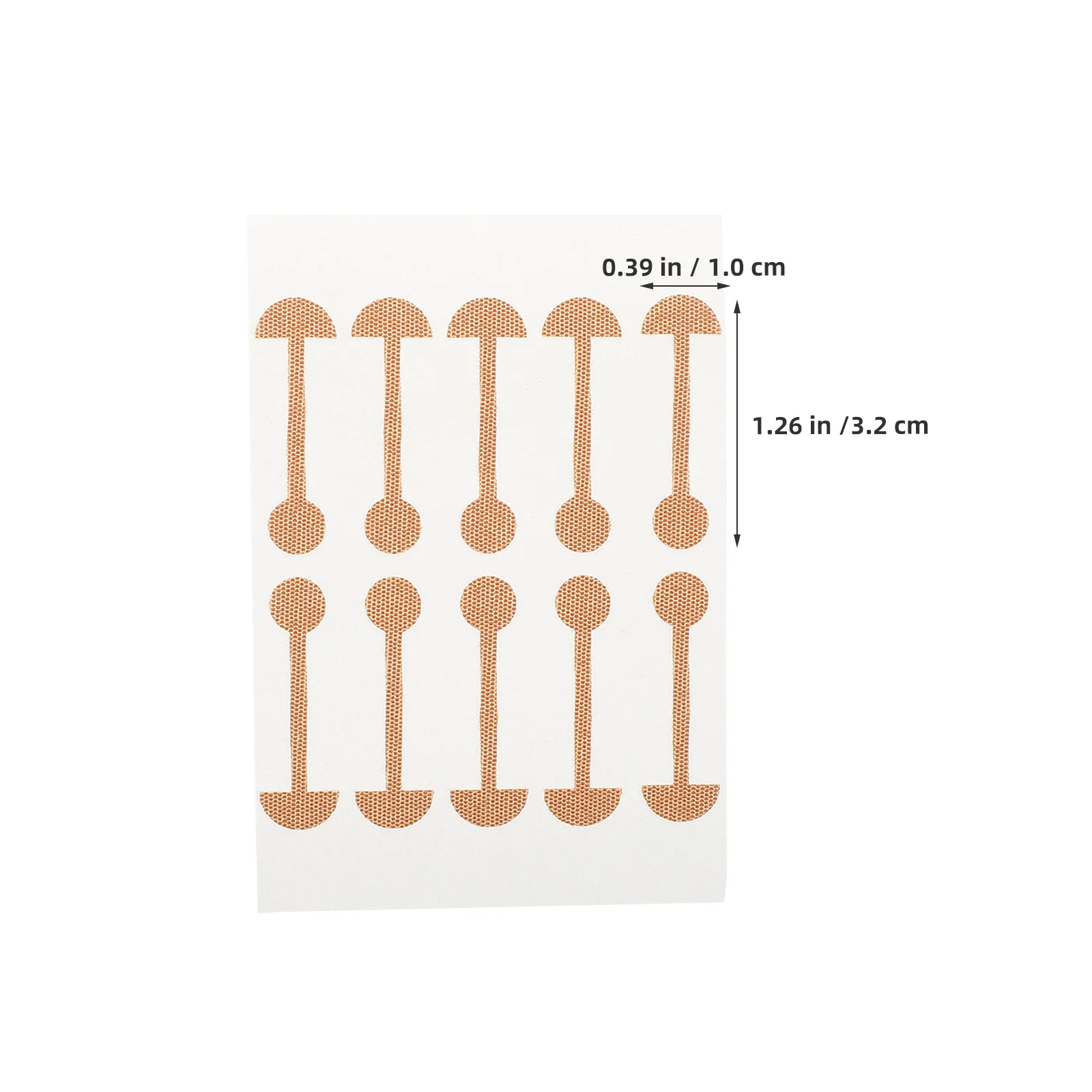 200pcs Nose Shaping Strips Self Adhesive Dumbbell Patches For Wing Contouring Bridge Lifting Nose Slimming Tool Beauty Strips