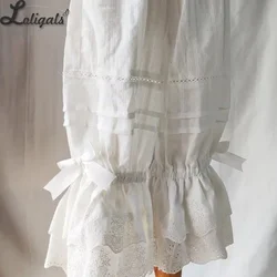 Sweet Mori Girl Lolita Shorts Cotton Lace Pumpkin Pants Vintage Cosplay Bloomers