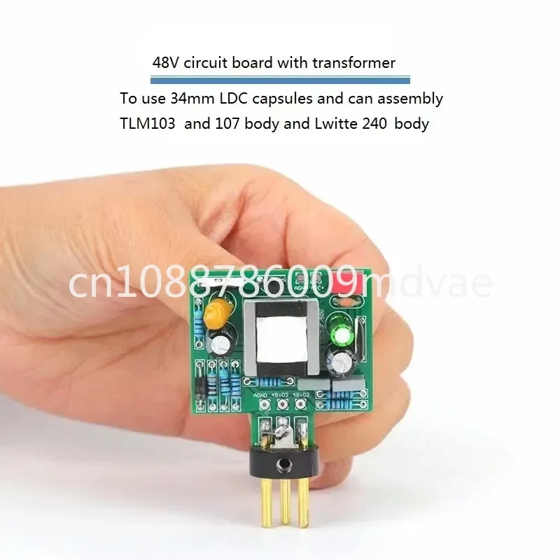 

Microphone circuit board U87 103 105 240 and other large diaphragms 48V replacement repair upgrade DIY microphone board