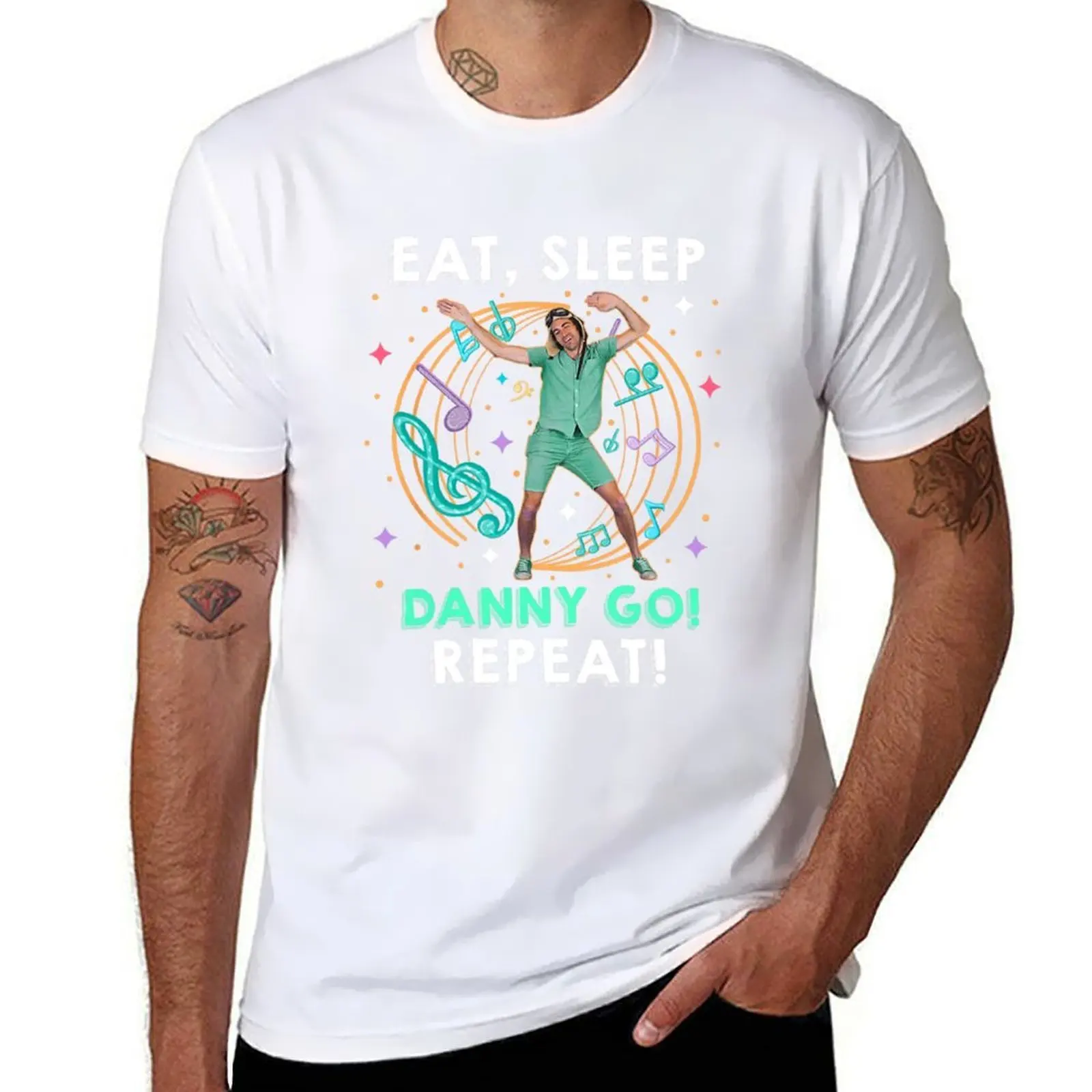

Eat Sleep Danny Go Repeat For Toddler, For Kids, Funny Preschool Gift T-Shirt man tshirt cotton t shirts high quality T-Shirt