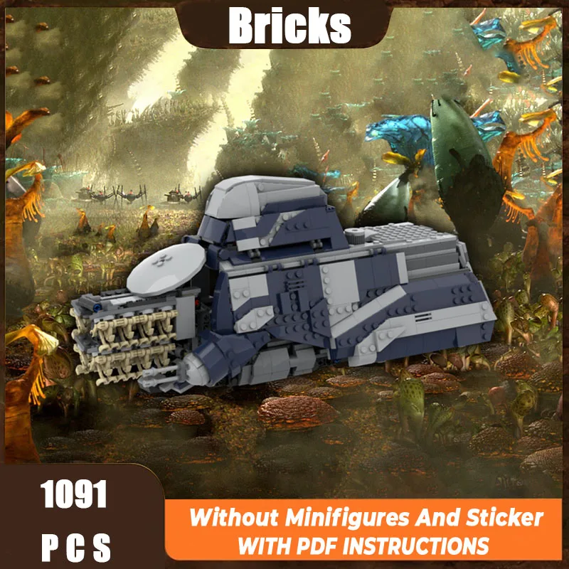 

Новые строительные блоки MOC, модель сцены из фильма «Планета», улучшенное издание, космический линкор, детская игрушка, подарок, набор для сборки «сделай сам»