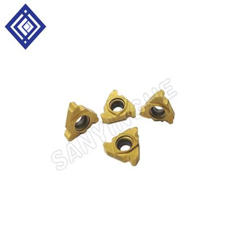 10 buah/lot 16ER 6RD R30 / 16ER 8RD R30 cnc carbide mengubah sisipan threading