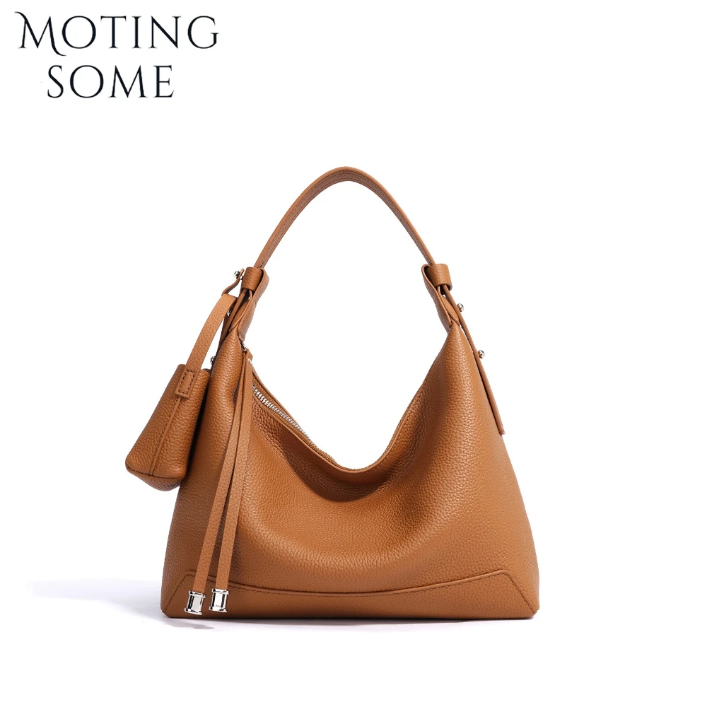 

Motingsome 100% Genuine Grade Woman Bag Mini Tote Shoulder Niche 2025 New in Handbag Underarm Messenger Bags Lunch Box Bag