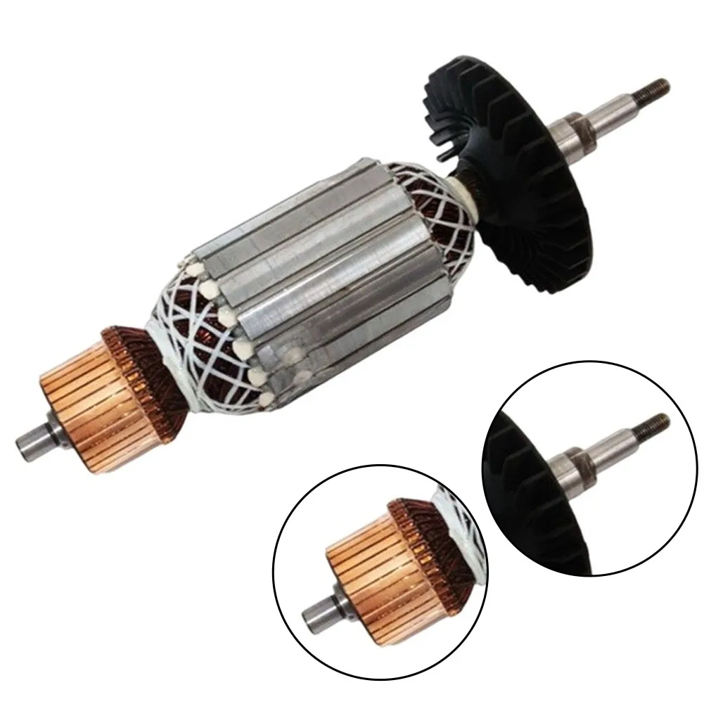 Compatible Armature Rotor 638001-00 For Dewalt= D28490 D28492 DWE492 4.5 Inch Angle Grinder 110V Power Tool Part