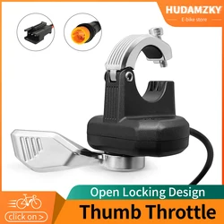 2023 Novo Modelo WUXING 108XL-2 Geração Thumb Throttle 24V 36V 48V Bicicleta Elétrica Mão Esquerda Acelerador Dedo para Ebike Escooter