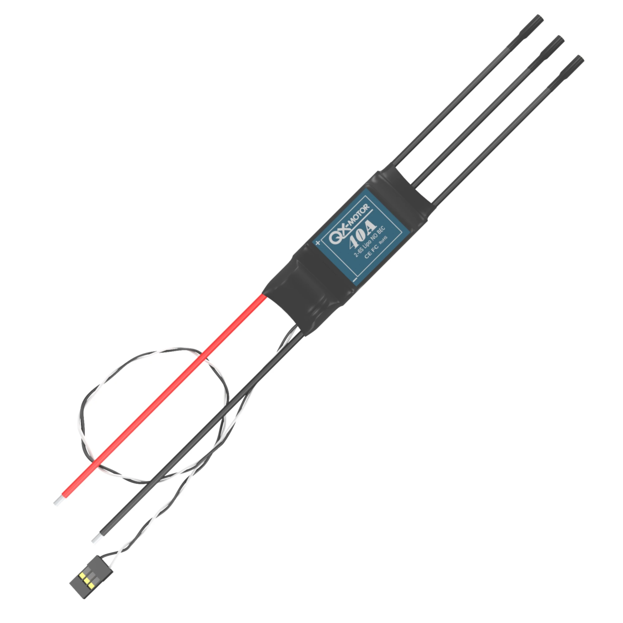 QX-MOTOR 30mm EDF 6 Blades fan CW CCW with Brushless Motor for RC Multirotor Helicopter Aircraft parts view 5