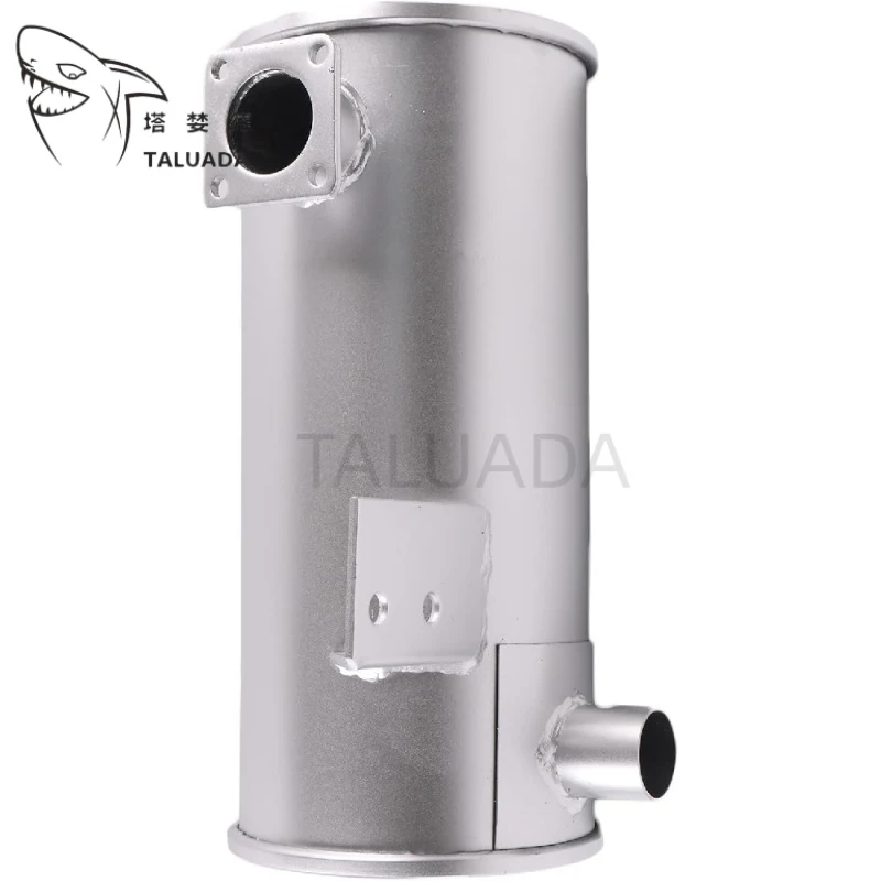 3D84E Engine YM129240-13530 Muffler For PC30MR-2 PC30MR-3 PC30MR-5 PC35MR-2 PC35MR-3 PC35MR-5 Excavator Alloy Excauster