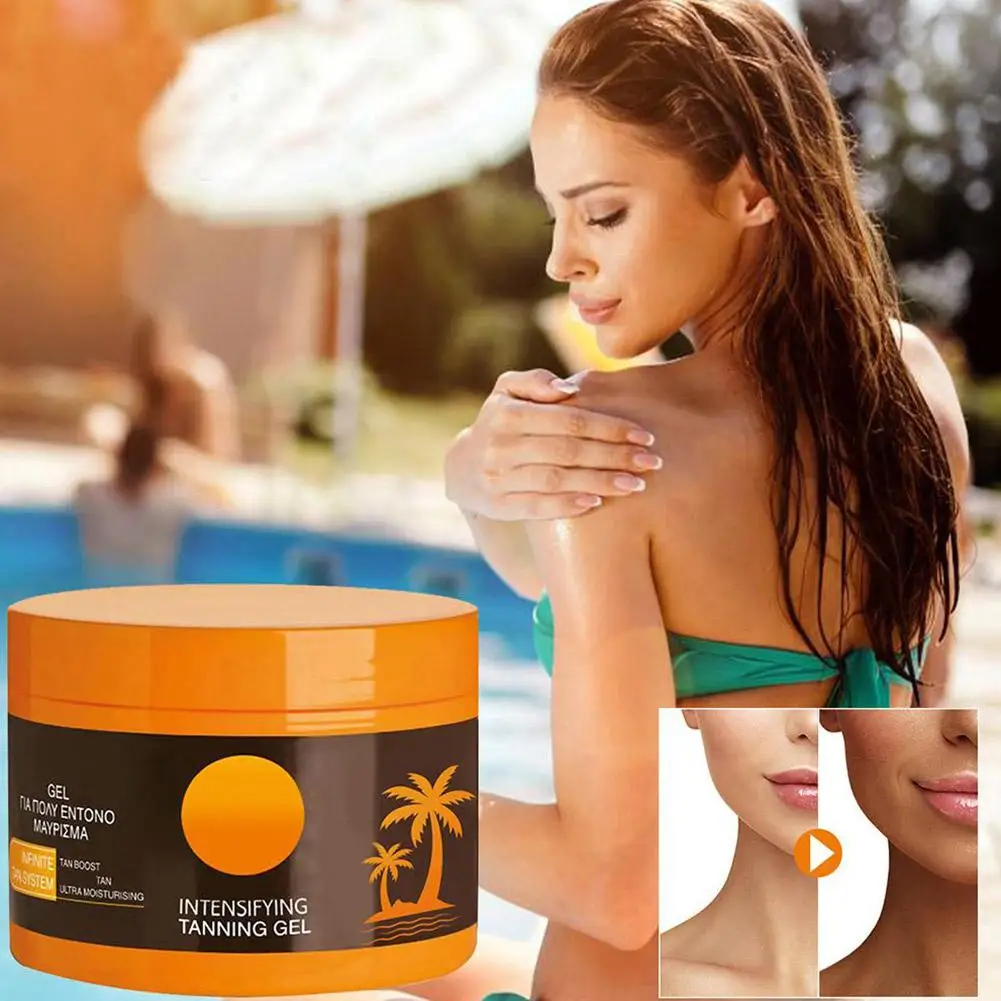 Enhanced Tanning Accelerated Tanning Beachside Summer Long Lasting Repair Moisturizing Facial Post-Sun Repair Body Cream