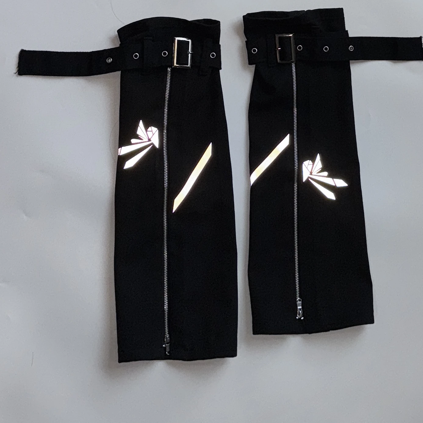 Subculture Punk Black Leg Cover Japanese Gothic Mine Hot Girls Sweet Cool Leg Cover Y2k Aesthetic Harajuku Leg Warmers Women