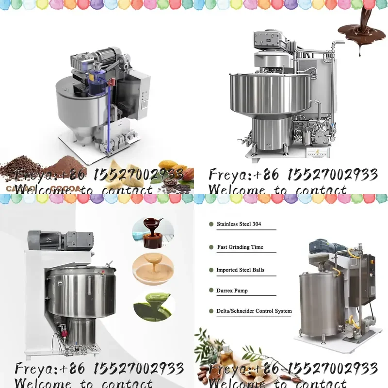 Chocolate Ball Mill Machine for Grinding Making Refining Professional Industrial Use