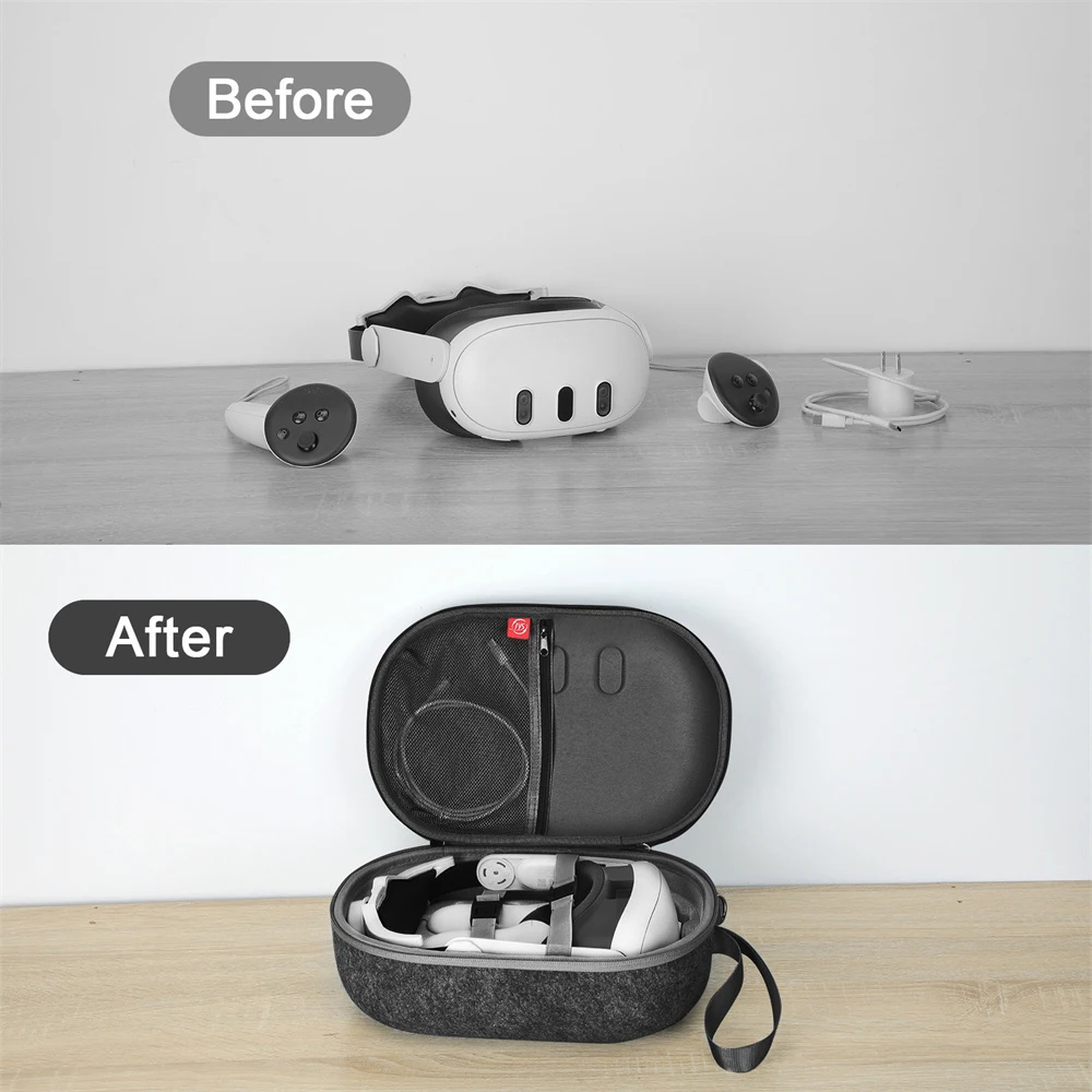 Storage Bag For Meta/ 2 Travel Carrying Case Headset Controller Hard Portable Protective Quest2 Accessories