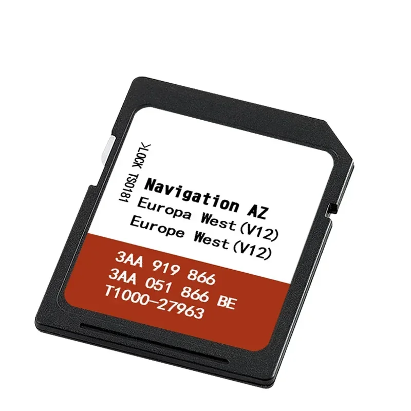 VW RNS 자동차 시스템 315 AZ V12 서유럽 자동차 네비게이션 지도 카드 영국 UA 스페인