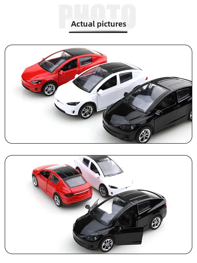 1:36 Simulation Legierung Auto Kinder zurückziehbare Doppeltür Modellauto Spielzeug Ornament