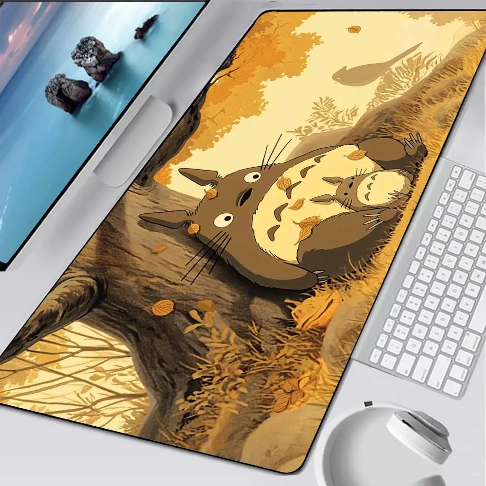 M-My N-Neighbor T-Totoro Mouse Pad Rubber Mat Laptop Xxl Mousepad Notebook Gamer Computer Table Gaming Accessories