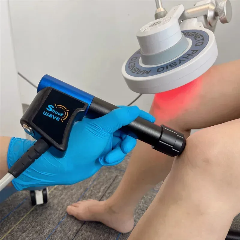 

3-in-1 Sports Medicine Physiotherapy Device - Shock Wave Therapy Physio Magneto NIRS Rehabilitation Treatment Machine