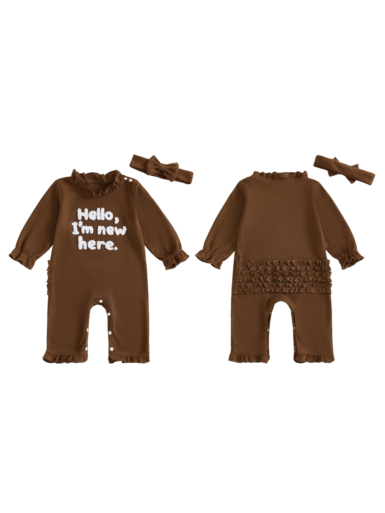 طقم ملابس شتوية مكون من قطعتين للفتيات الصغيرات مع هوديي وسروال مطبوع عليه زهور ملابس دافئة للفتيات الصغيرات مع عصابة رأس #5