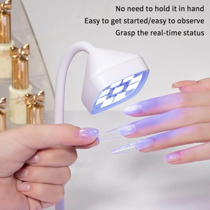 Nageldroger Draadloze Flash Cure UV-licht Led-lamp voor gelnagels, oplaadbare Mini Sun UV Led-nagellamp Professioneel