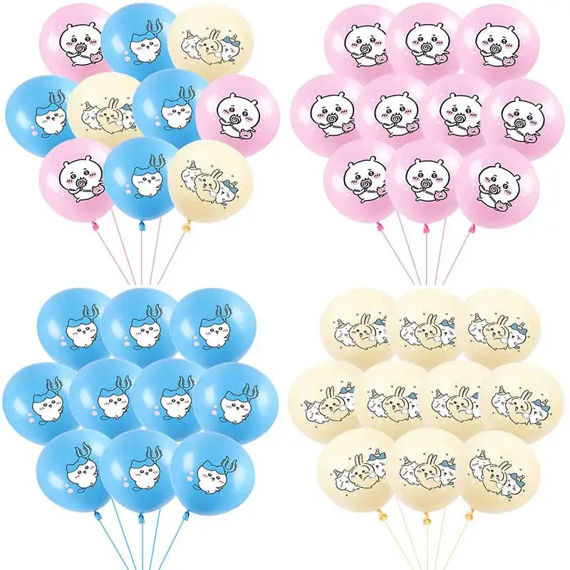 12/24/36/48 قطعة Kawaii Chiikawa تحت عنوان اللاتكس احباط بالون الأطفال حفلة عيد ميلاد بالون للزينة استحمام الطفل لعبة أطفال الهدايا #1