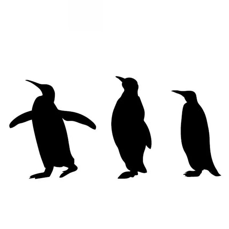 

Car Sticker Penguin Decoration Body Pattern Car Sticker PVC Car Decoration Accessories Sticker Creative Black/white,16cm*8cm