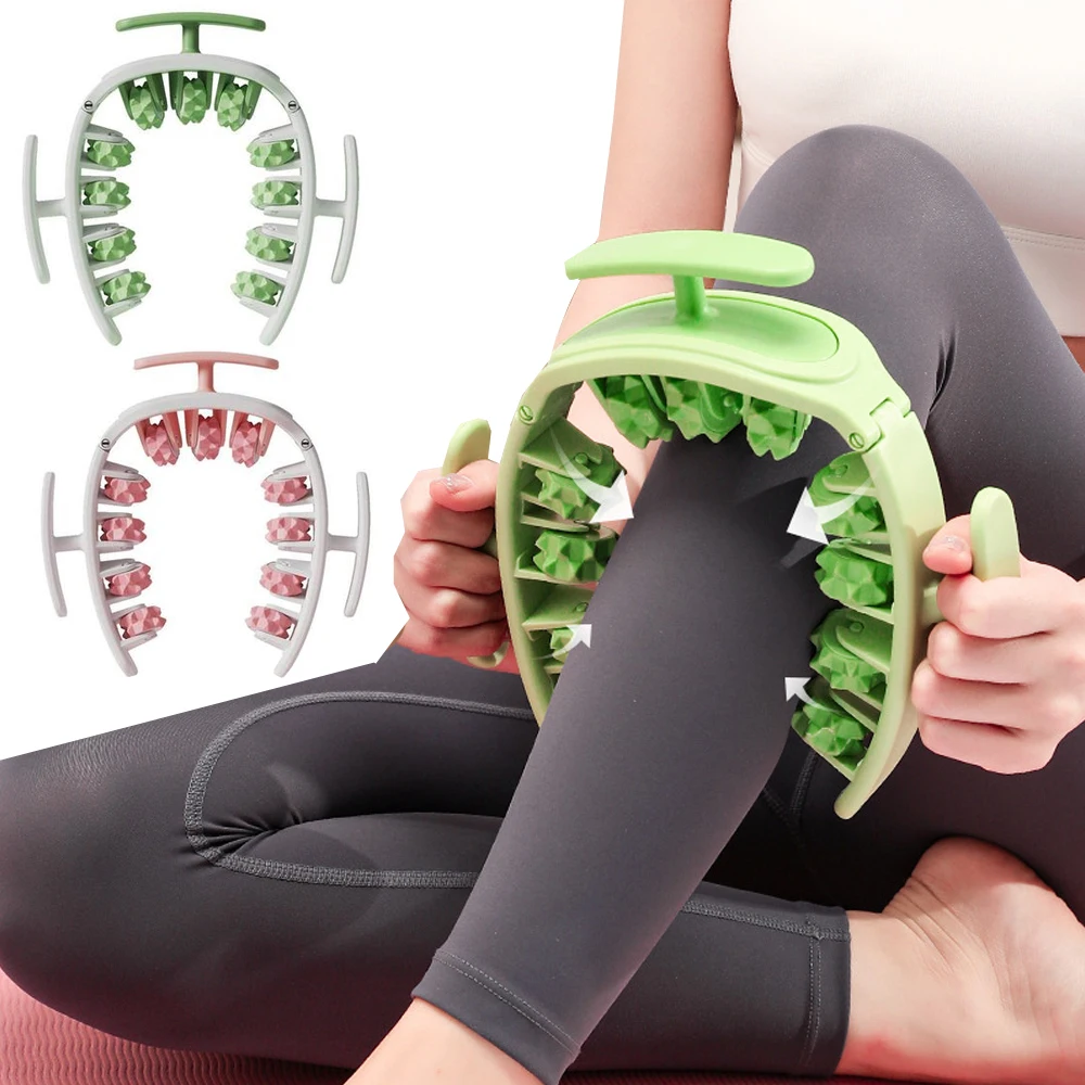 

1PC Manual Cellulite Massage Roller,Deep Tissue Push Pull Tool for Legs Arms,Body Sculpting Athletes Recovery Massage Tool