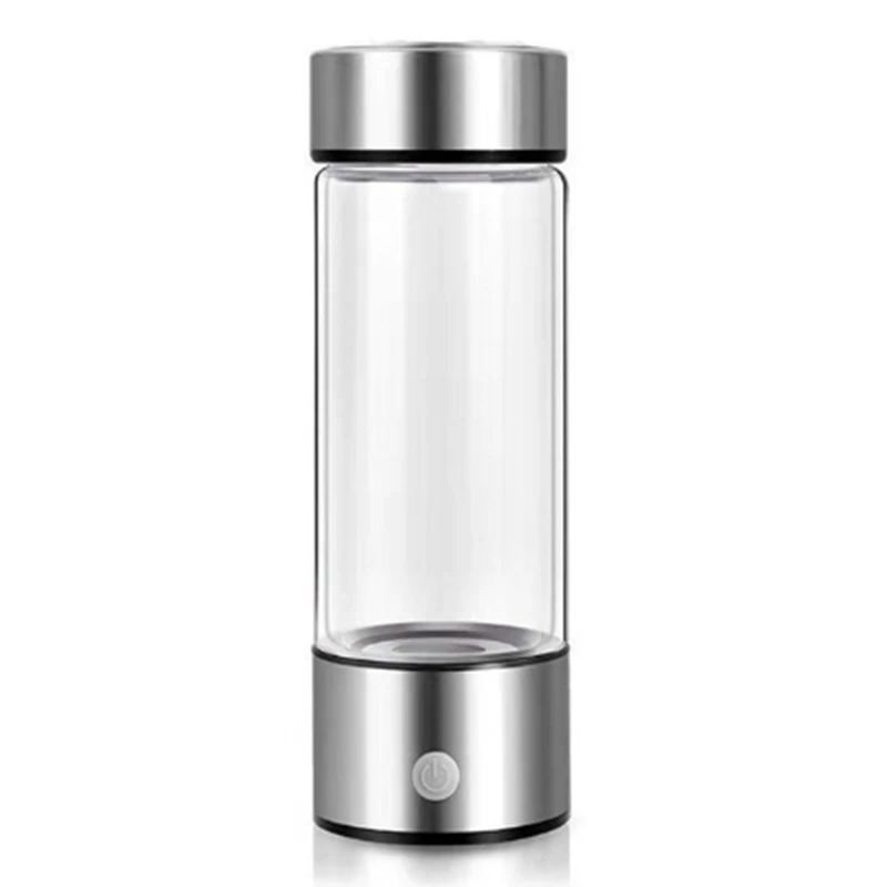 Water Ionizer Maker ORP Hydrogen Water Bottle Generator Super Antioxidants ORP Hydrogen 420ML