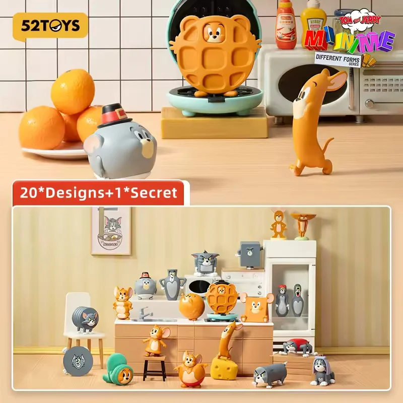 

52TOYSTOM and JERRY Minime Forms Series слепая коробка игрушки Kawaii аниме фигурка сюрприз Mystery Box куклы для девочек