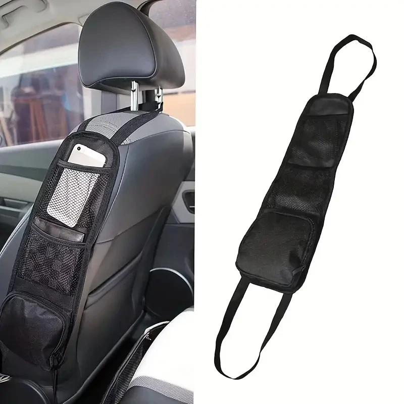 Car Seat Organizer Auto Seat Side Storage Hanging Bag Multi-Pocket Drink Holder Mesh Pocket Styling Organizer Phone Holder New