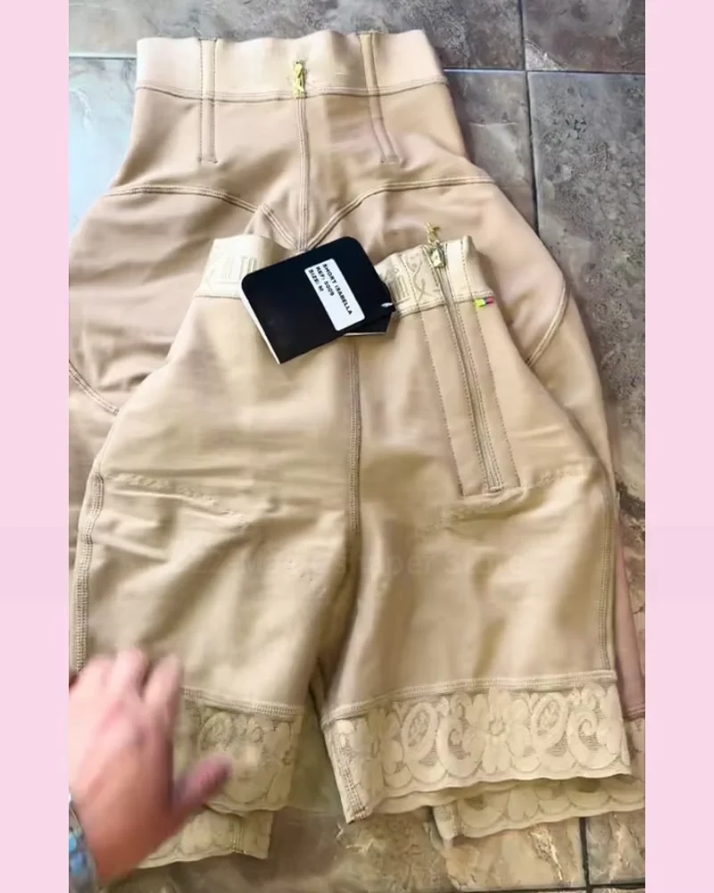 Damskie majtki wyszczuplające brzuch Colombiana Girdle Shapers BBL Waist Trainer Shorts Butt Lifter Compression Slim Fit Body Shaper