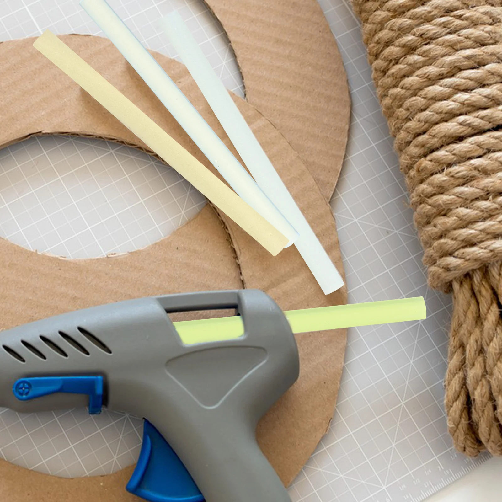 

60pcs Hot Melt Glue Sticks Colored Craft Adhesive For Diy Projects Fast Melting Bubbles Free Multi Purpose Use In Home Decor