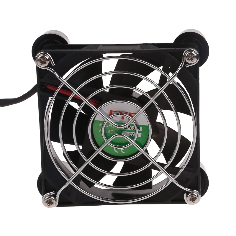 USB-Powered Fan with Built-in Mesh Pad 3000RPM for Usb Router Broadband Set Top Box External 8cm 12cm 24cm Cooler