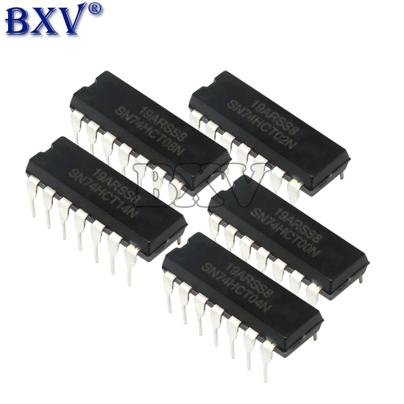 10PCS SN74HCT04N DIP 74HCT04 DIP-14 74HCT04N SN74HCT00N SN74HCT02N SN74HCT14N 74HCT14