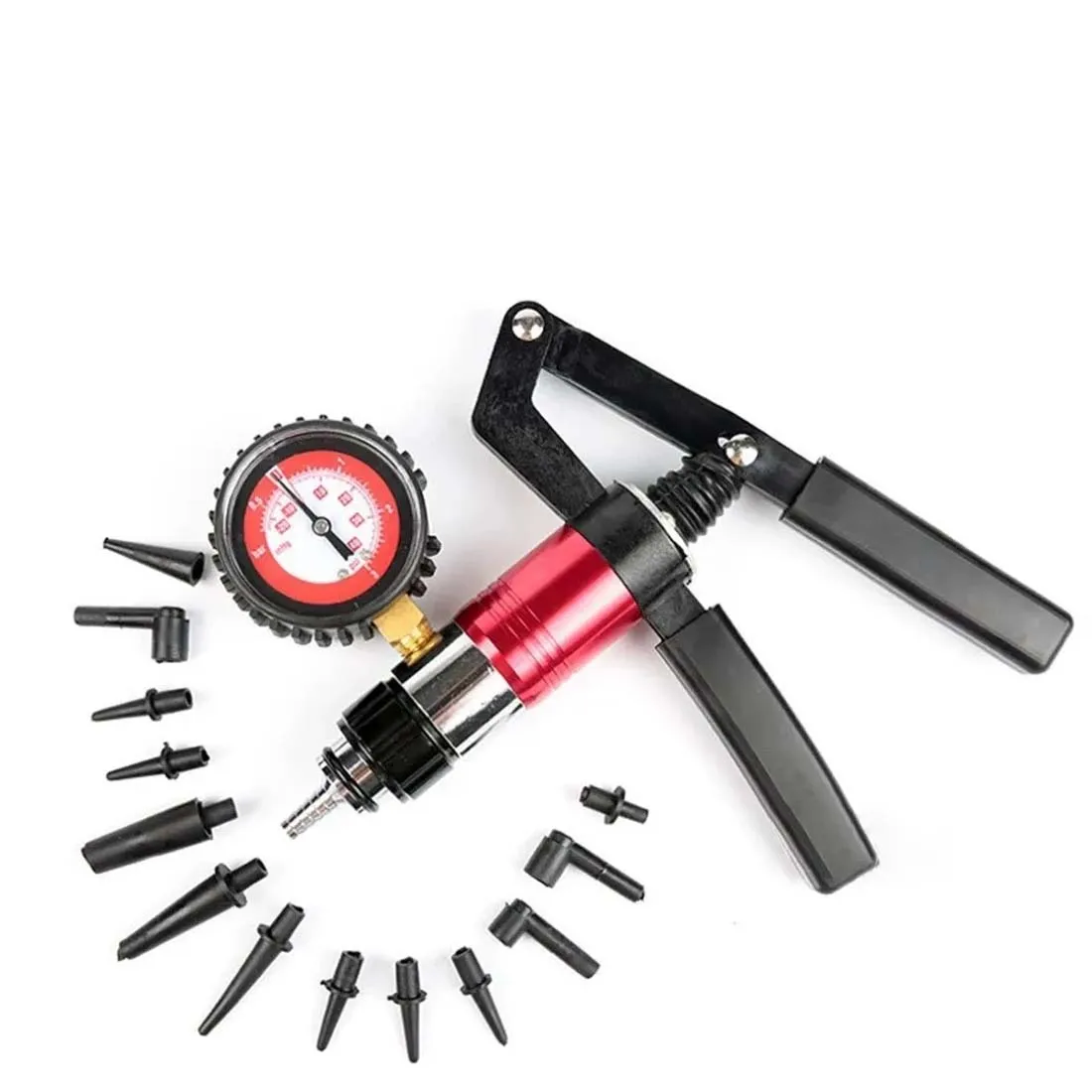 

Hand Held DIY Brake Fluid Bleeder Tools Vacuum Pistol Pump Tester Kit Body Pressure Vacuum Fluid Reservoir Oil Tester